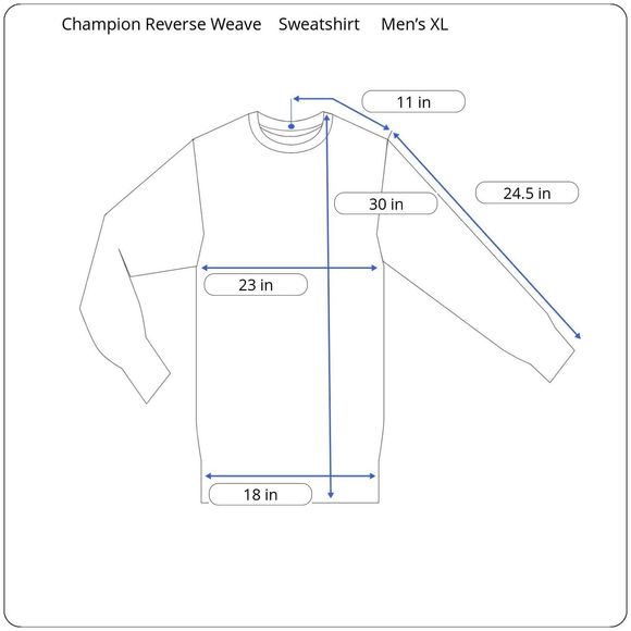 Vintage Champion Reverse Weave Sweatshirt Green 90s Spell Out Logo Men’s XL USA - Picture 14 of 14